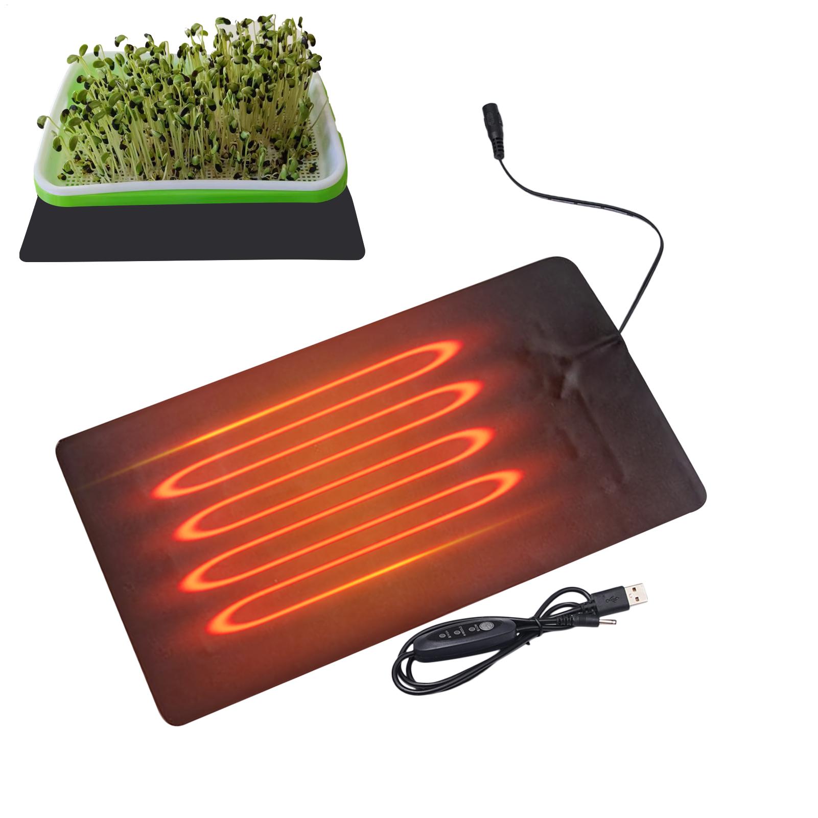 Heat Mat Seedling - Tappetini riscaldanti per piantine USB da
