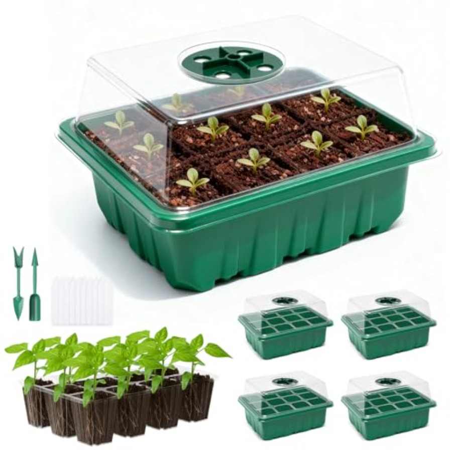 Humidity Dome Kit - Set di 5 Vassoi per Semina