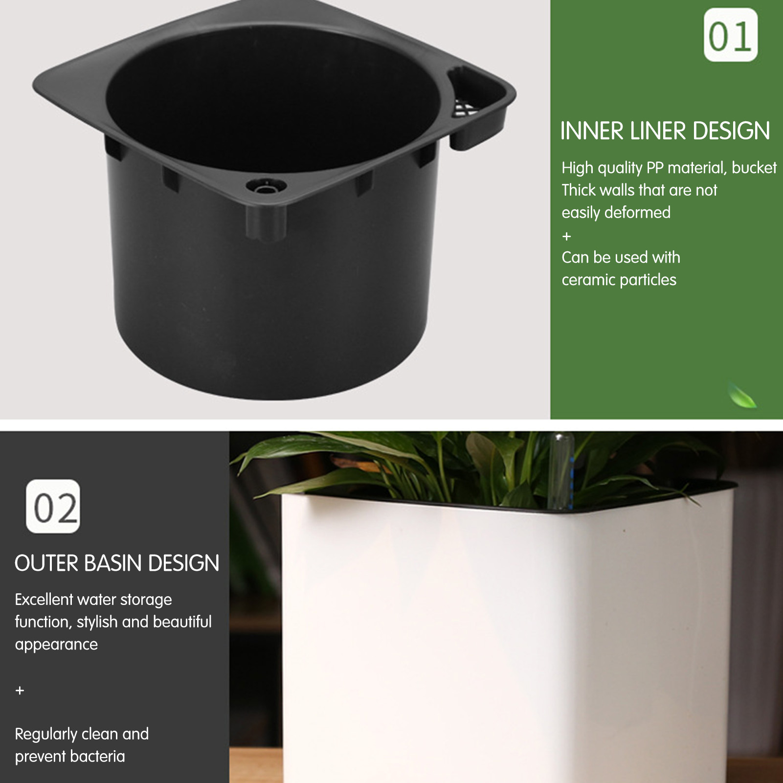 Vaso Autoirrigante con Indicat - Self Watering Insert recensione e prezzo